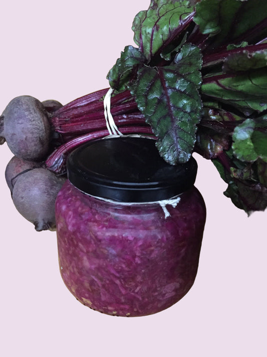 organic beetroot kraut | 500 ml |